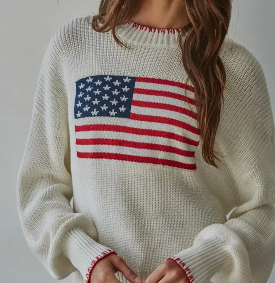 Off white LIBERTY KNIT SWEATER