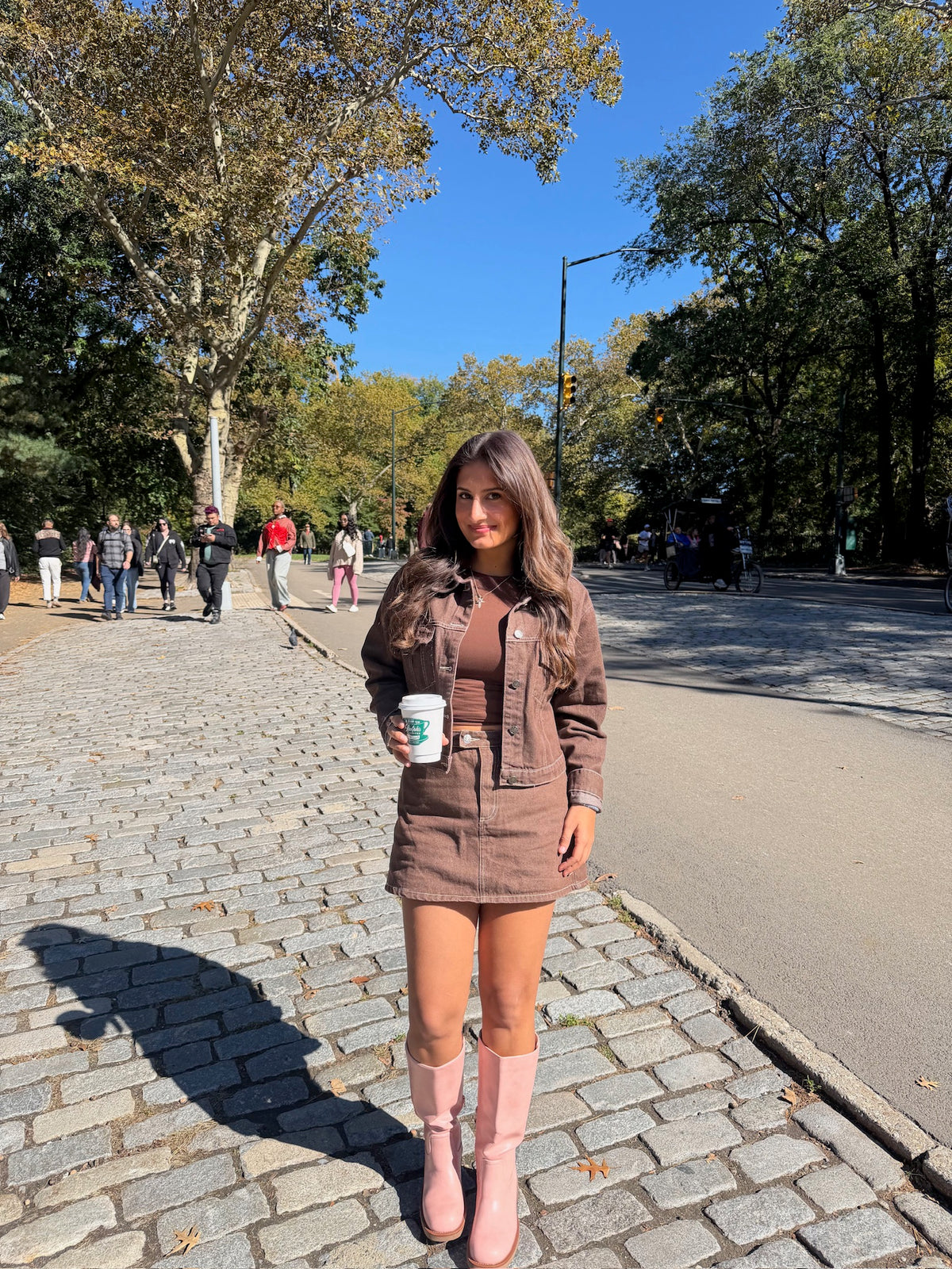 Central Park Stroll Denim Set