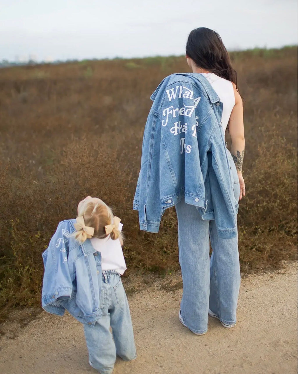 Kids Jesus denim jacket