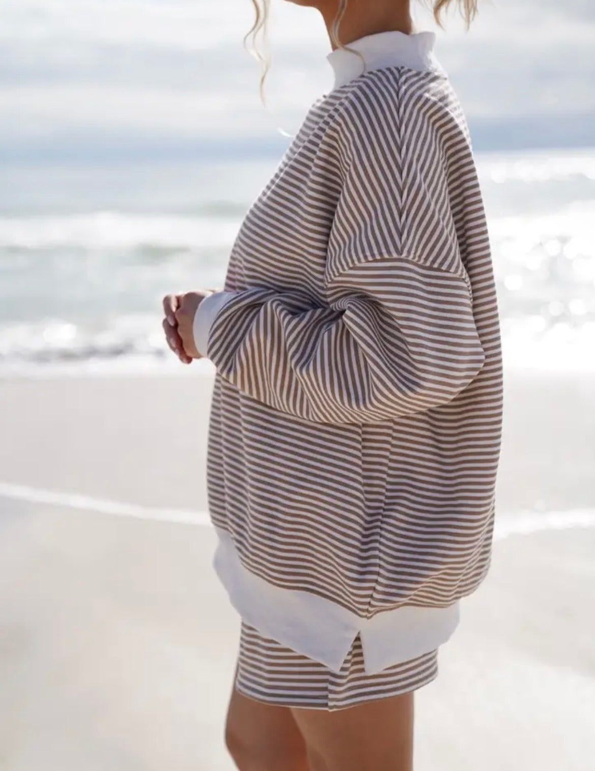 Salted Caramel  Shorts Lounge Set
