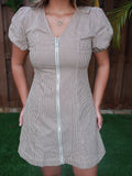 Cinnamon Stripe Dress