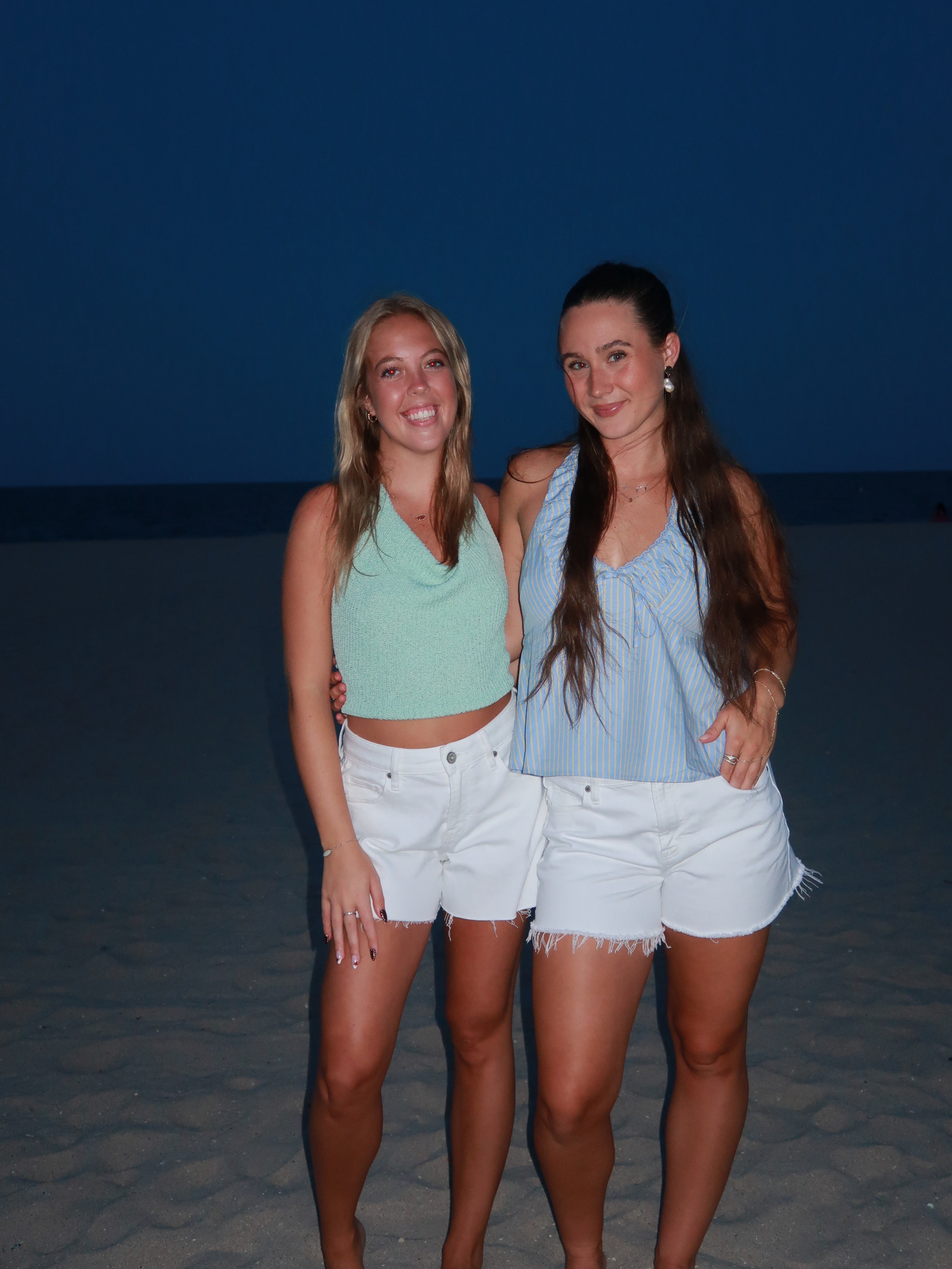 Dock side denim shorts