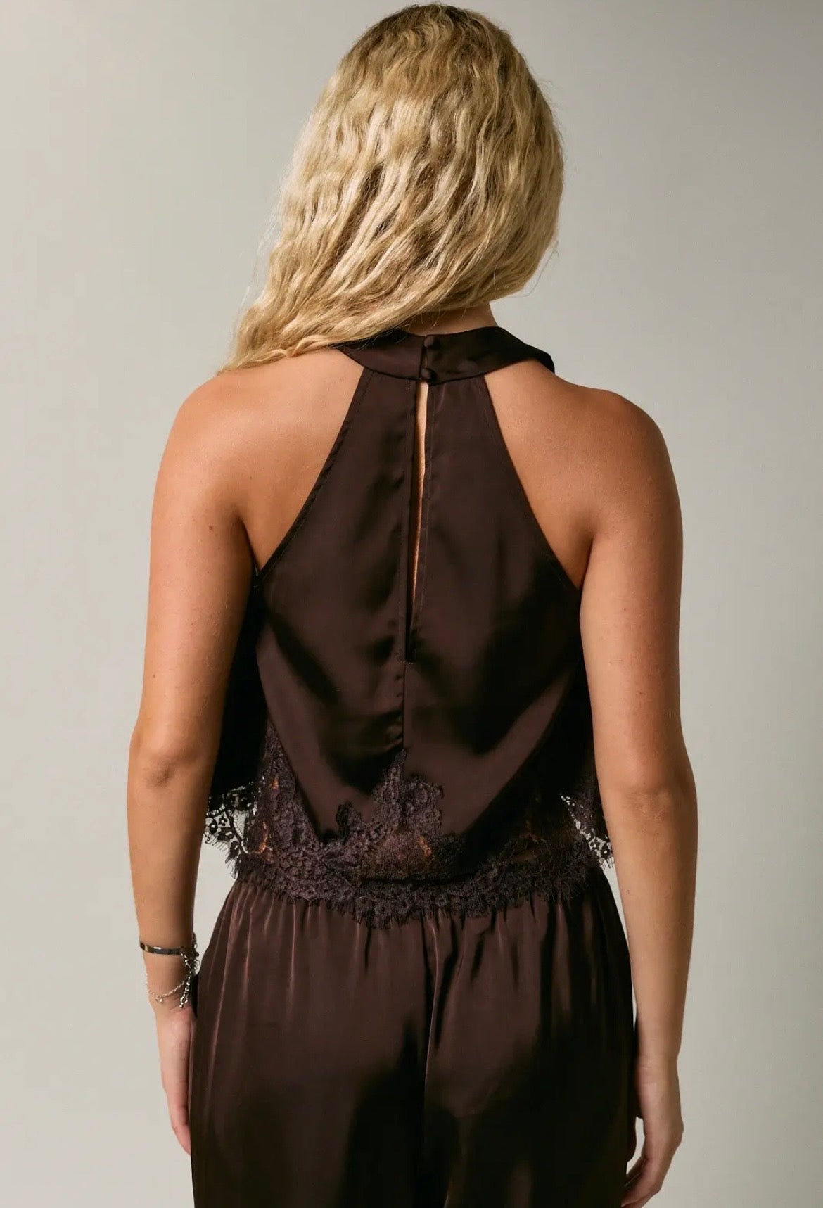 Satin in September top