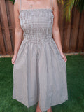 Brown Sugar Gingham Dress