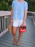 Bluebell Gingham Top