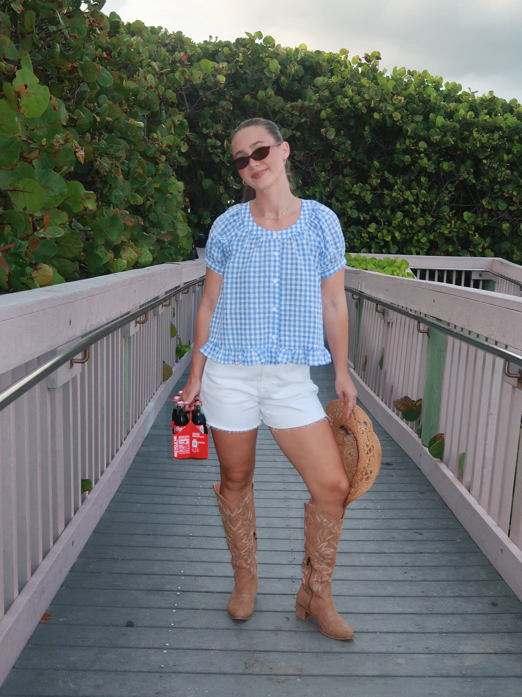Bluebell Gingham Top