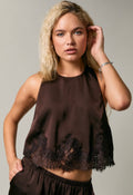 Satin in September top