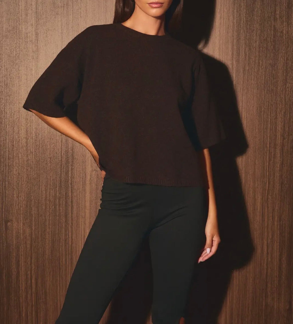 North Shore Latte Knit Top
