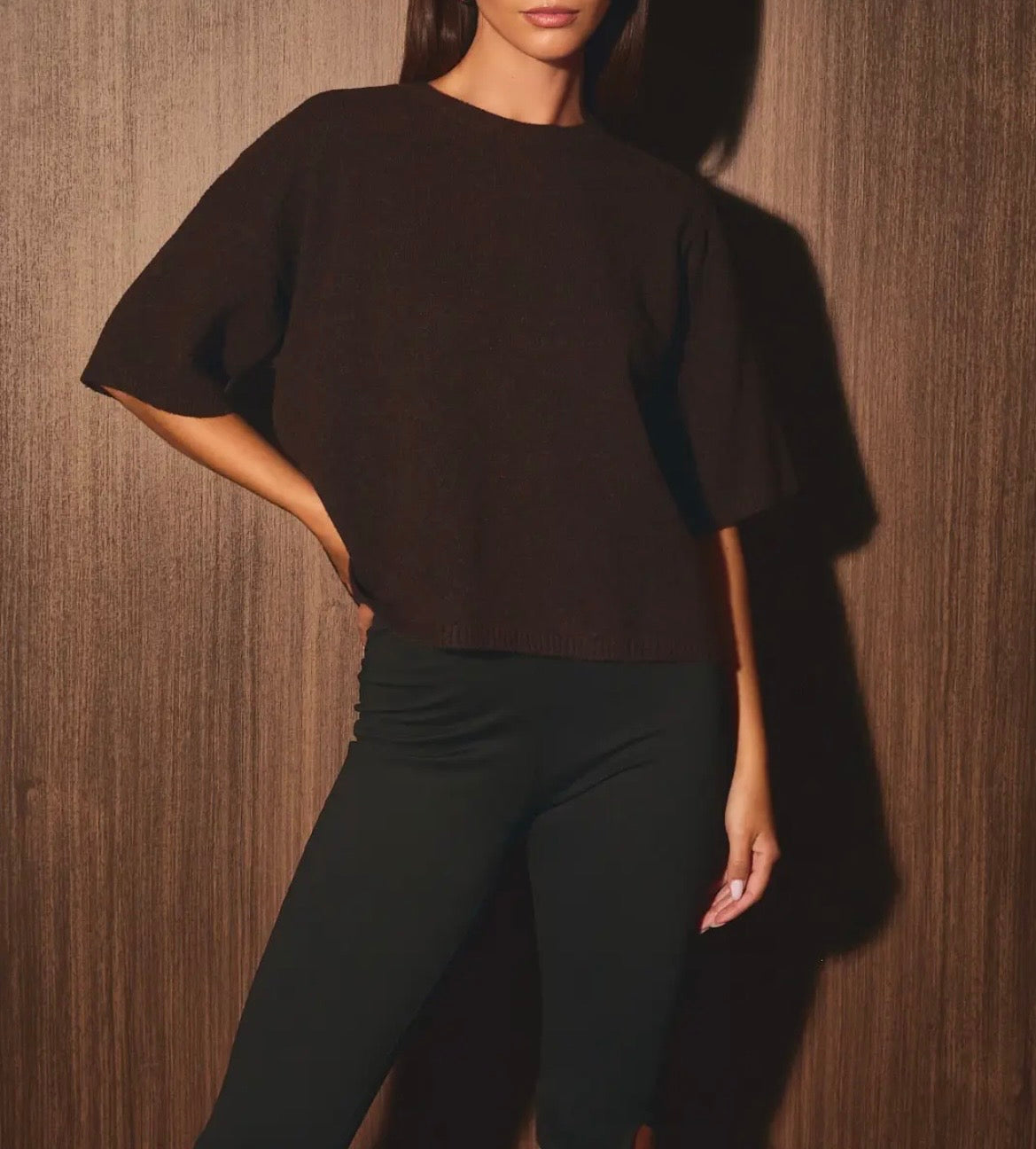 North Shore Latte Knit Top