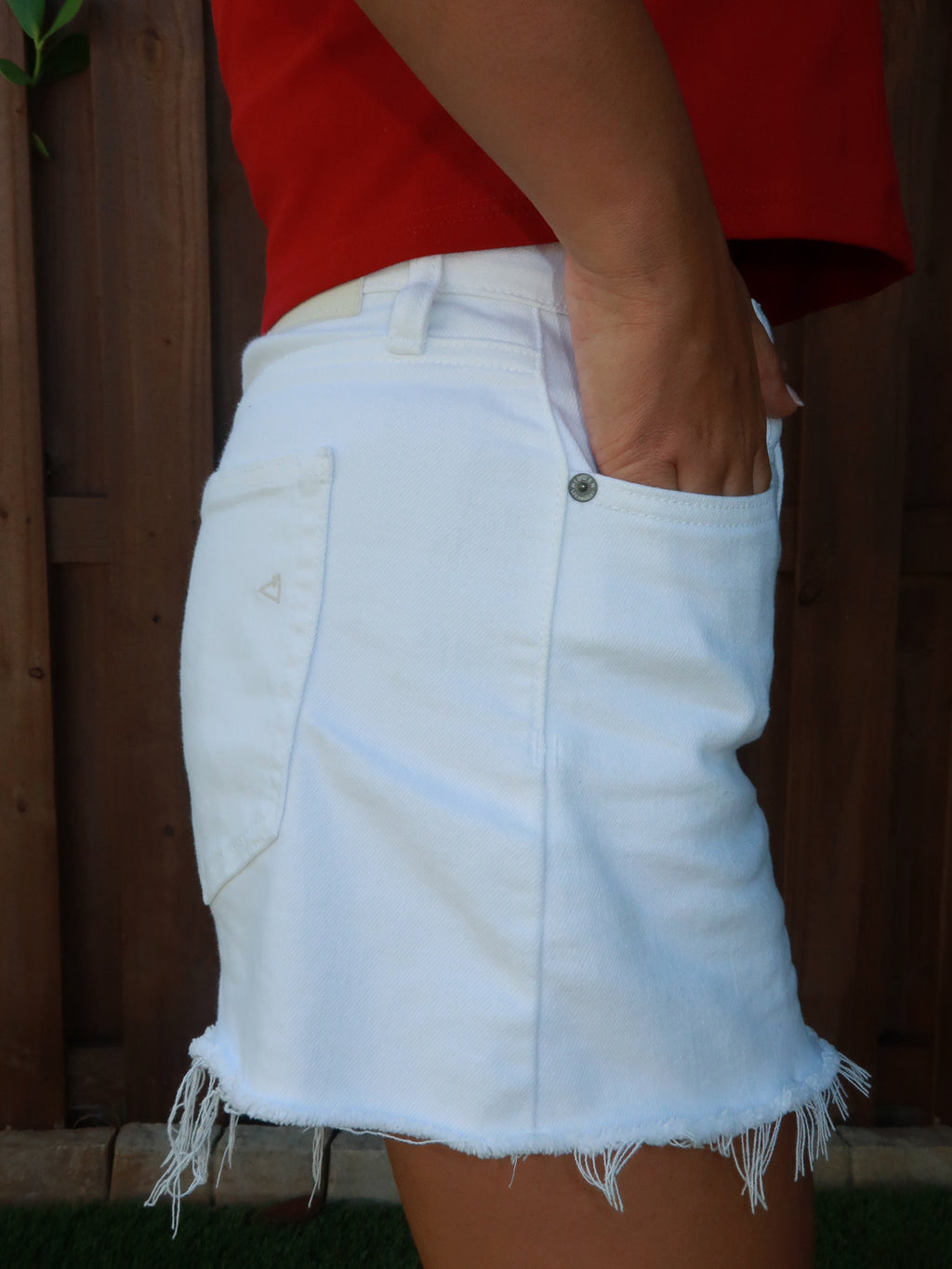 Freedom Fray Denim  Shorts