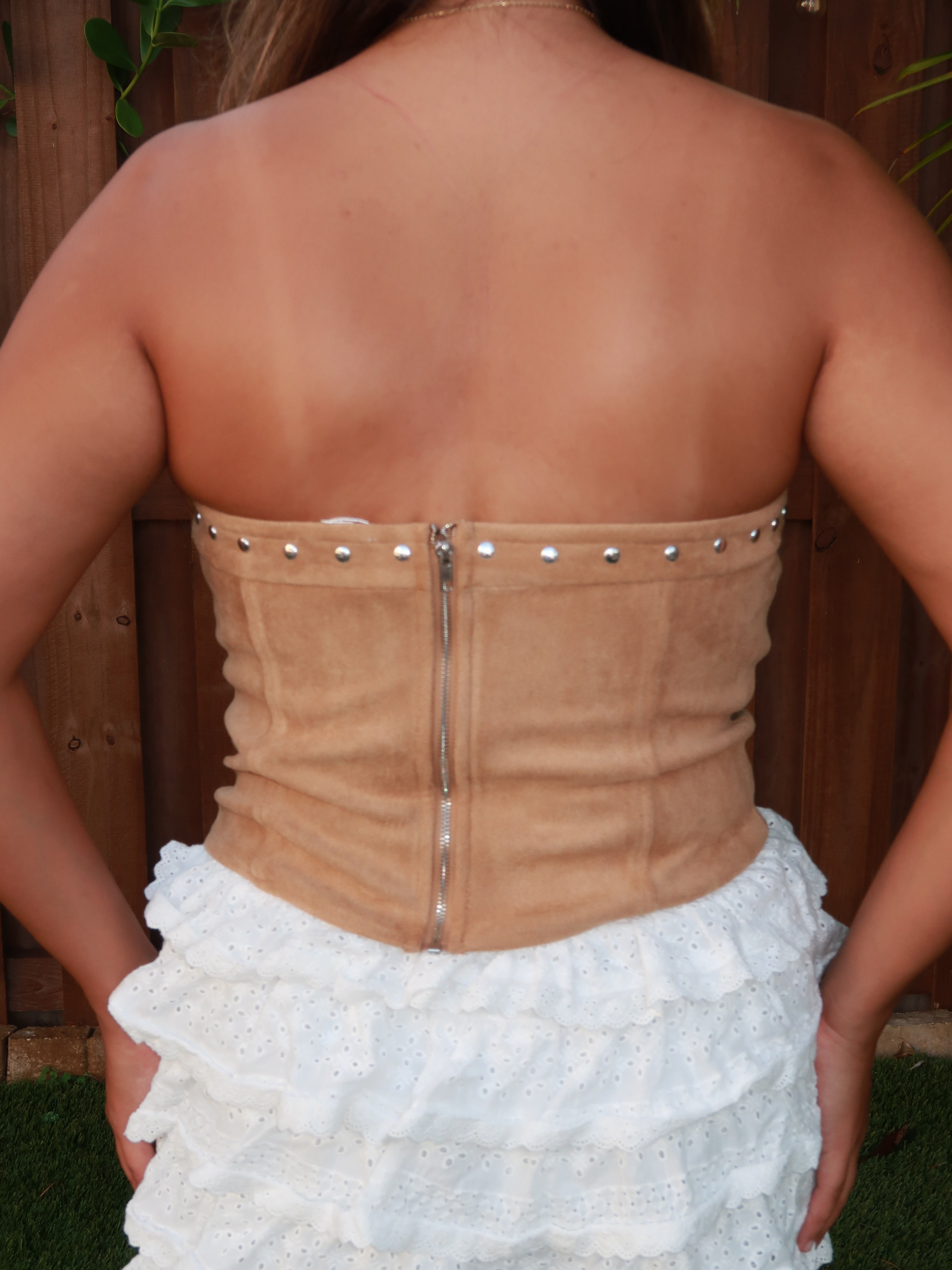 Saddle Sweetheart Top