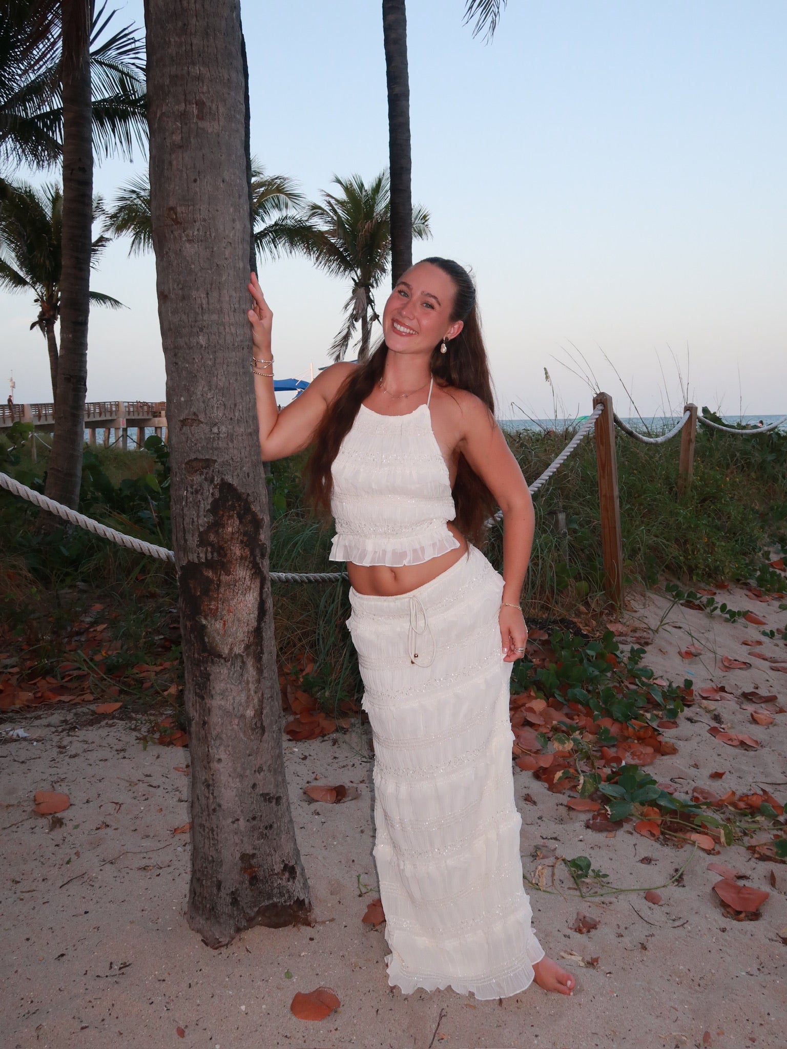 Harbor house skirt set