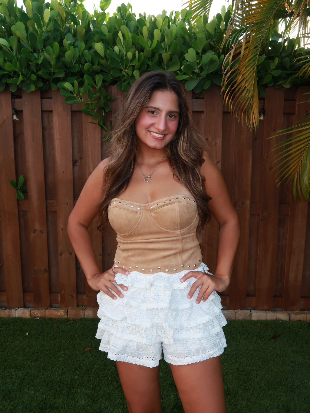 Saddle Sweetheart Top