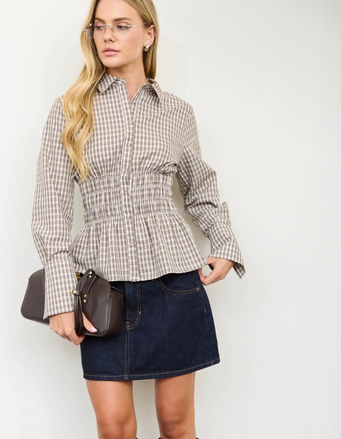 Oyster Bay Plaid Top