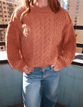 October in the City Cable Knit Sweater