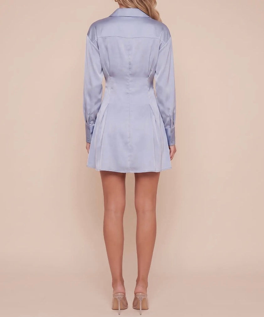 The Carolina Blue Satin dress